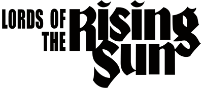 Lords Of The Rising Sun logo for Amiga